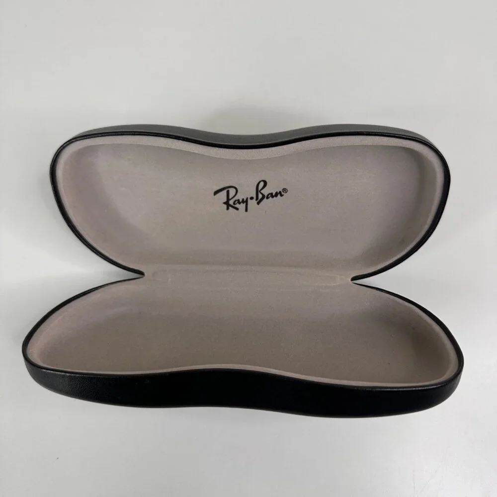 Rayban Hard Shell‎ Black Flip Top Clam Shell Glasses or Sunglasses Case